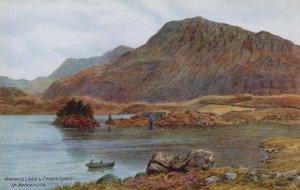 Arthog Lake and Cader Idris、No。Barmouth 作： Alfred Robert Quinton